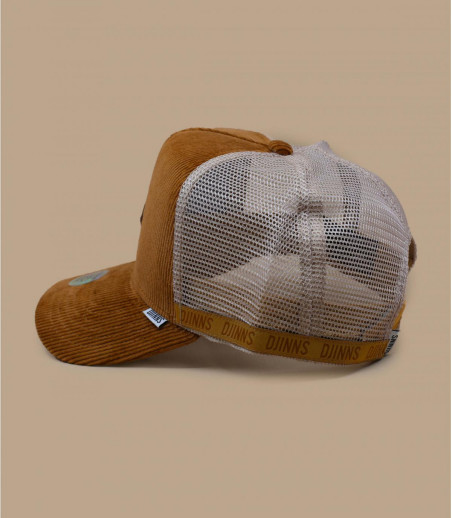 trucker velours marron Djinns